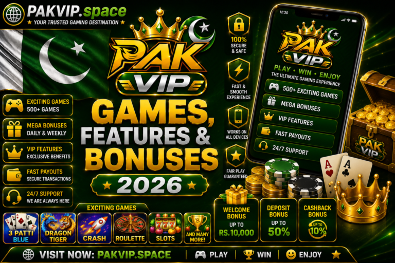 PAK VIP Games, Features & Bonuses 2026